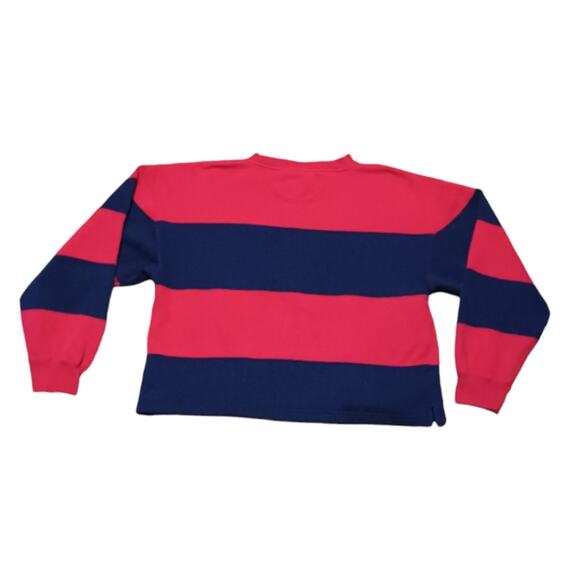 Vintage 90s Disney Pooh Striped Embroidered Sweatshirt size XL - Picture 6 of 6